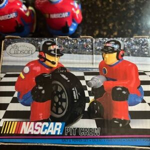 NASCAR Gibson Racing Pit Crew salt and pepper shakers